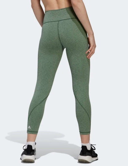 $55 Adidas Women’s Optime 7/8 Tights - Green Oxcide Mel- Medium