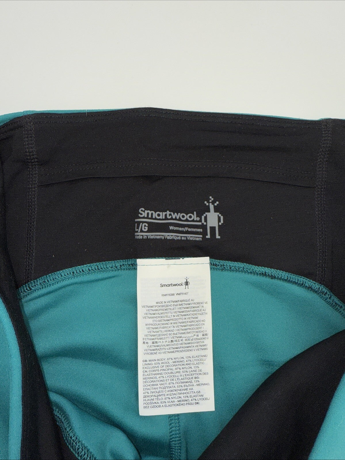 $120 Smartwool Women's Active Legging  - Deep Lake Green- Large - New With Tags