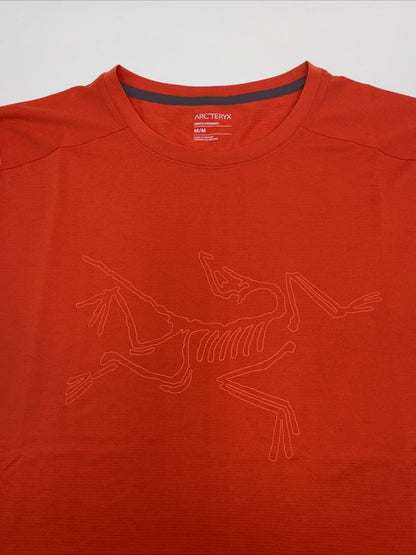 $70 Arc'teryx Men’s Cormac Logo Shirt S/S Tee T-shirt -Dynasty Heather- Medium