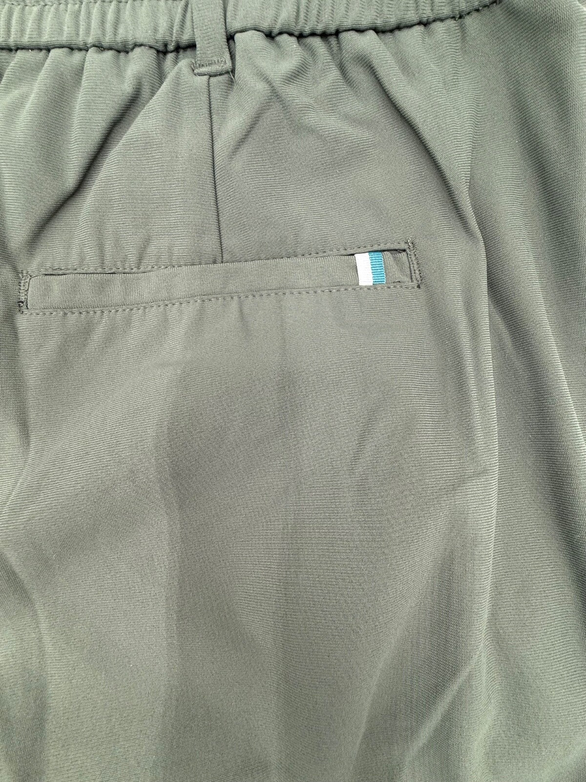 $95 Ike Behar Men’s- Drawstring Casual Pant-Moss Khaki - Large- New Tag