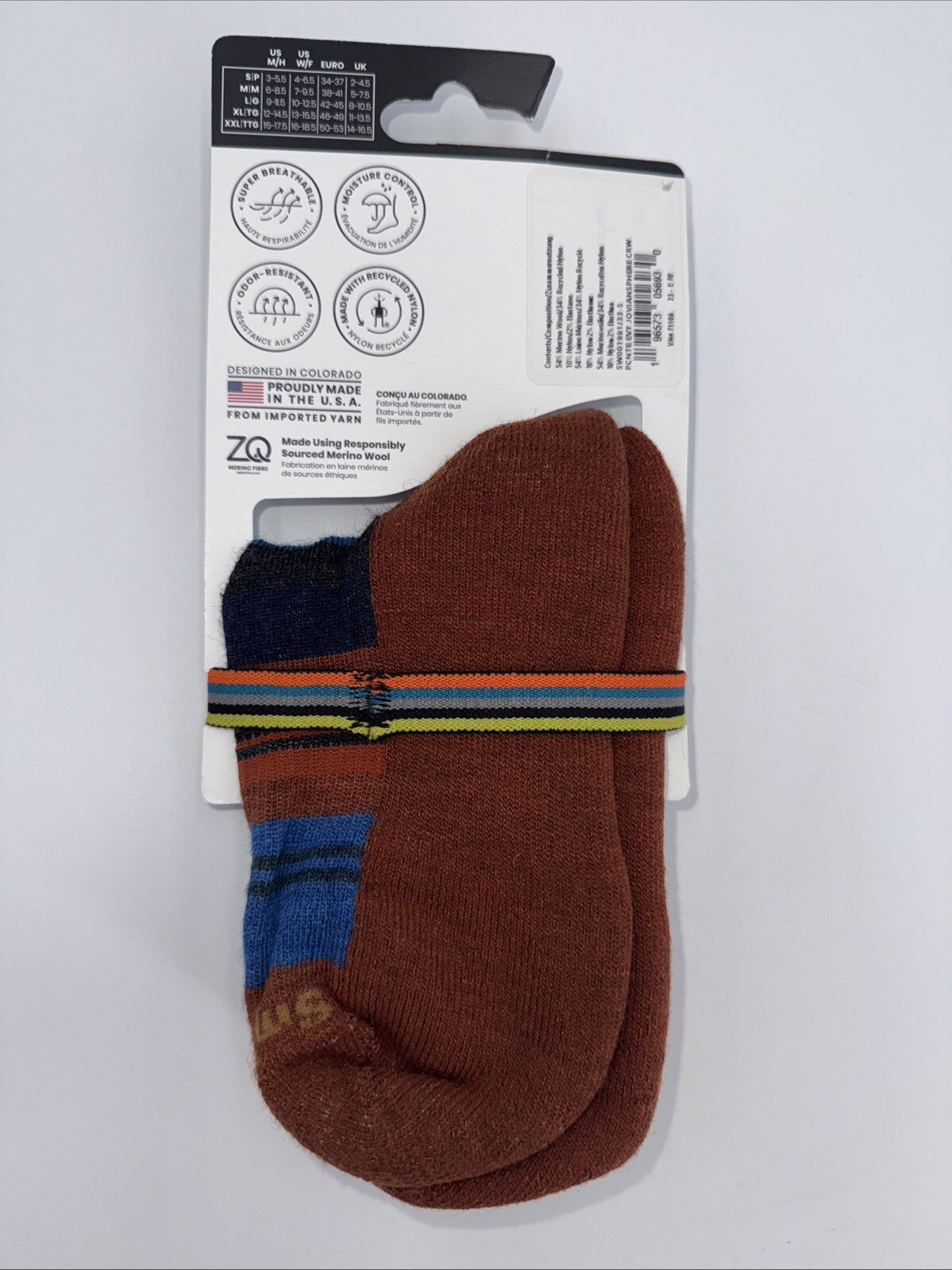Smartwool Everyday Light Cushion Crew- Unisex Small- New