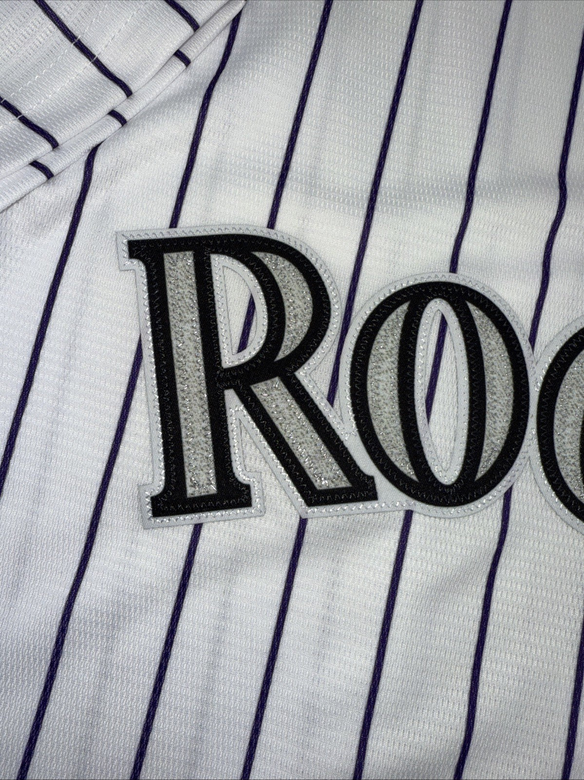 $135 Nike Mens Official Colorado Rockies Ryan McMahon #24 White Jersey-Large-New