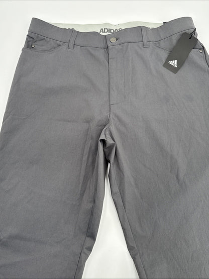 $80 ADIDAS Men's Ultimate 365  5-Pocket Tapered Golf Pants-Grey 5 -36W 30L-New