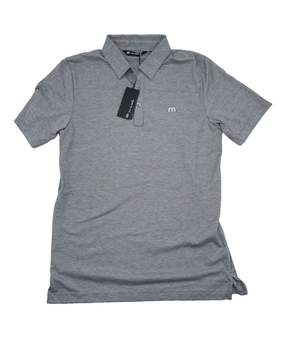 $90 Travis Mathew Men’s Zinna Golf Polo - Heather Grey - Small - New With Tags