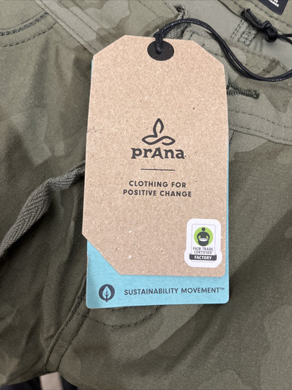 $95 PrAna Women’s Halle II Hybrid Jogger Pants-Sage Camo- Size: 2 -New Tag