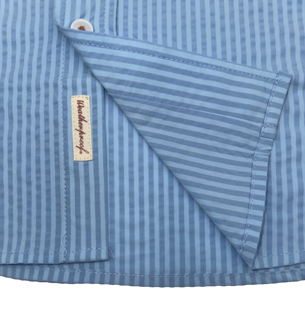 $60 Original Weather Proof Vintage Men’s  Button Up Shirt-Light Blue-Medium-New