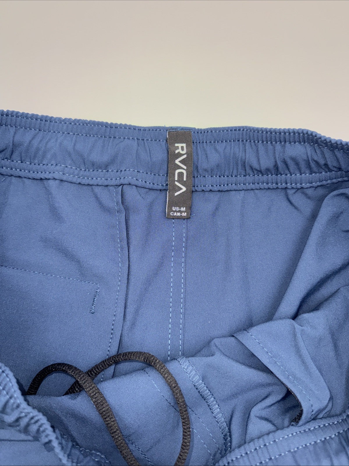 $66 RVCA Men’s Kevin Hybrid 17" Athletic Shorts- Navy Blue - Medium -New Tag
