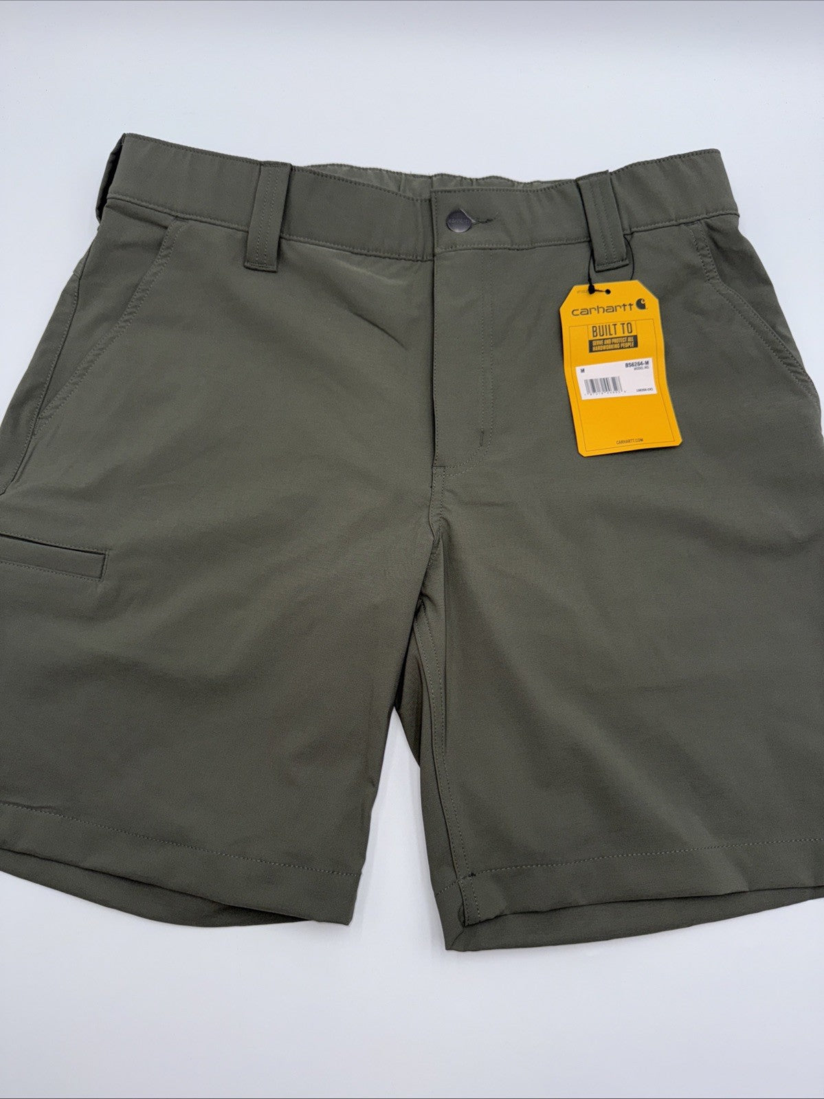 Carhartt Men's Force Sun Defender Relaxed Fit  Shorts-Dusty Olive- Medium-New