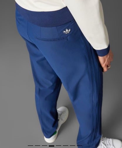 $100 Adidas Men’s Originals TWISTKNIT Pleated Pants- Night Indigo- 34W 32L- New