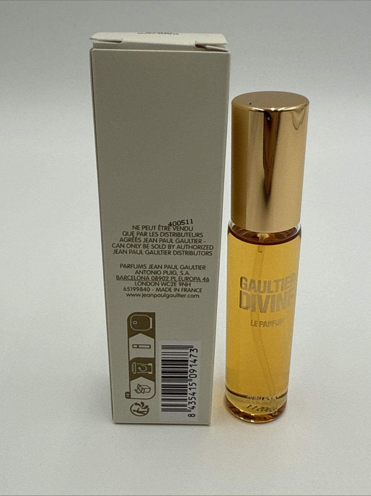 New Jean Paul Gaultier Gaultier Divine Le Parfum Spray Travel 15ml~2025 Released