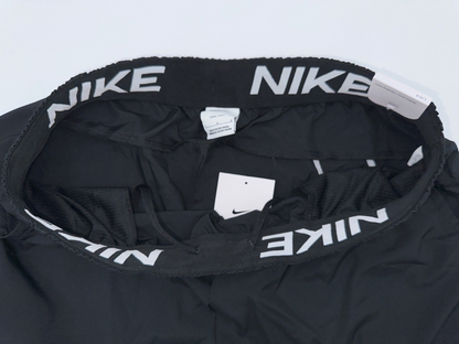 $45 Nike Men's Dri-FIT Q5 Flex Woven Shorts 9” - Black/White - Large - New