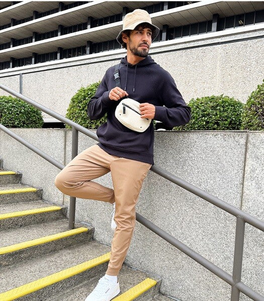 FLX Men’s Dynamic Slim Jogger Pants- Small - Wood Bridge - NWT Retail $60