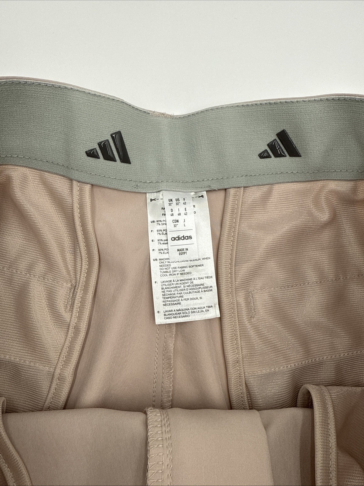 $70 Adidas Men's Ultimate 365 Stretch 10" Inseam Golf Shorts-Wonder Taupe-32W