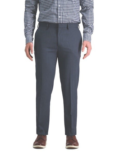 Haggar Men’s Perfect Fit Comfort Straight Slim Fit Dress Pants- Ink - 32Wx34L