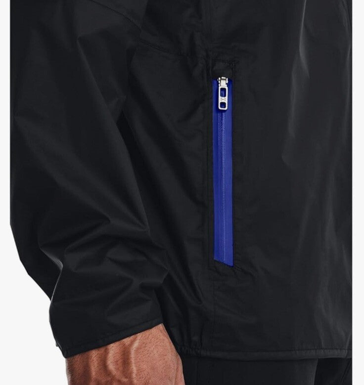 $180 Under Armour Men’s Impasse Repel Golf Rain Jacket - Black- Small - New Tag
