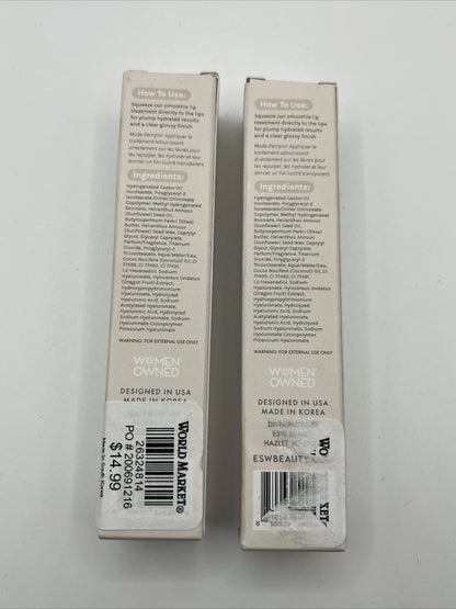 Lot of 2 ESW Beauty White Pitaya Coconut Advanced Smoothing Lip Treatment 0.51oz