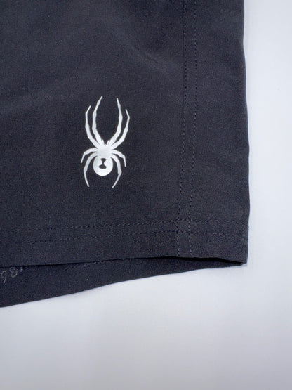 $65 Spyder Swim Men’s E Board Swim Shorts 9” - Black- Medium- New With Tag