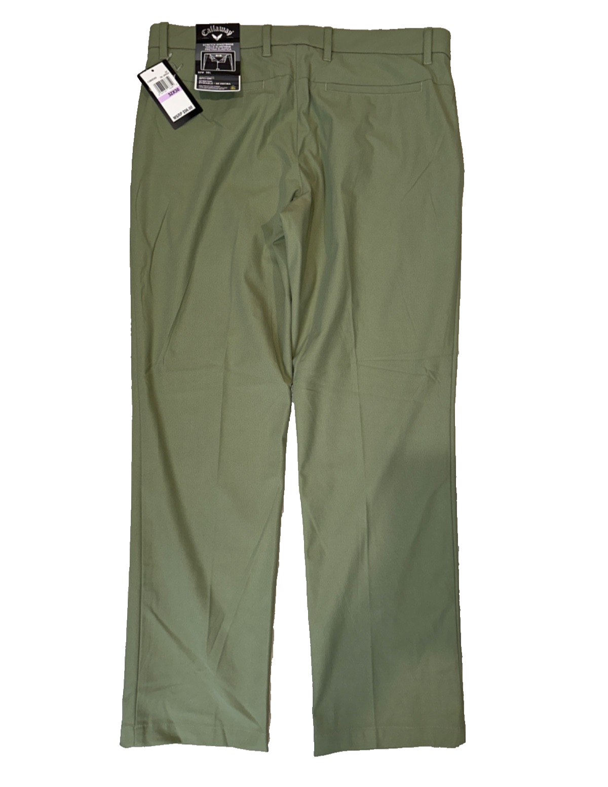$96 Callaway Men’s Tech Golf Pants - Olive Green - Size 32W x 30L -New With Tag