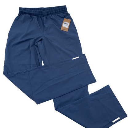 $60 ASICS Men's Woven Stretch Back Welded Pocket Pants - Blue - Small - New