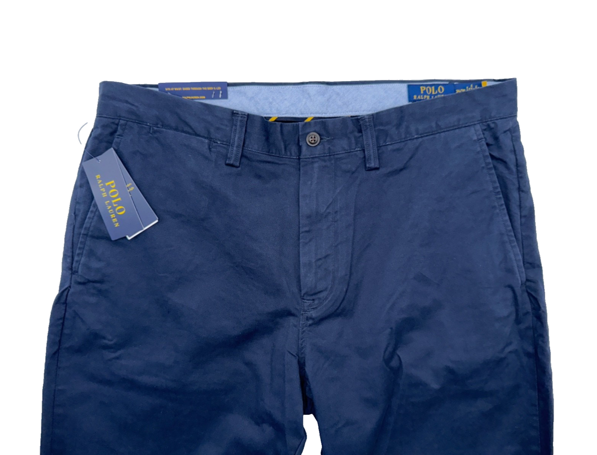 $115 Polo Ralph Lauren Men’s Classic Stretch Fit Pants -Core Replen Ink-34Wx30L