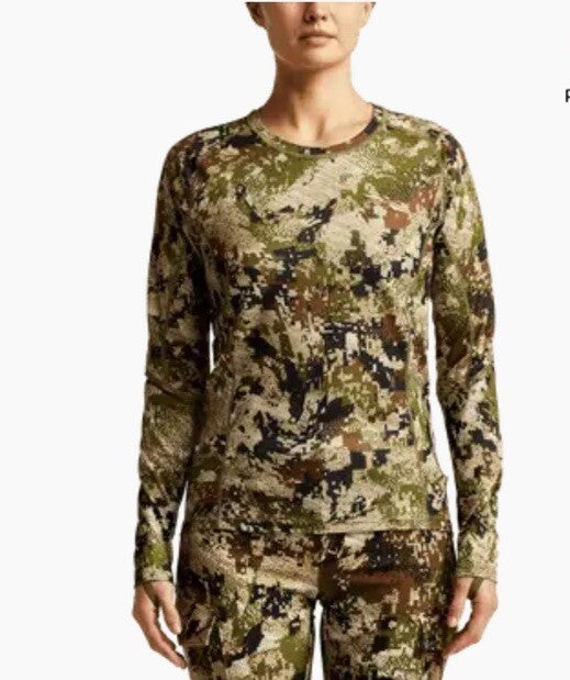 Sitka Women's Core Mid Wt Crew - LS Optifade Subalpine 10078-SA-Large-New Tags