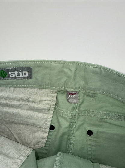 $85 Stio Women's Rivet Twill shorts - Fresh Lichen Green- Size: 2 (25”W) - New
