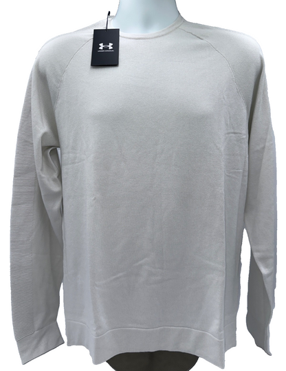 $150 Under Armour Men's Tour Tips Sweater - White - Medium - New With Tag