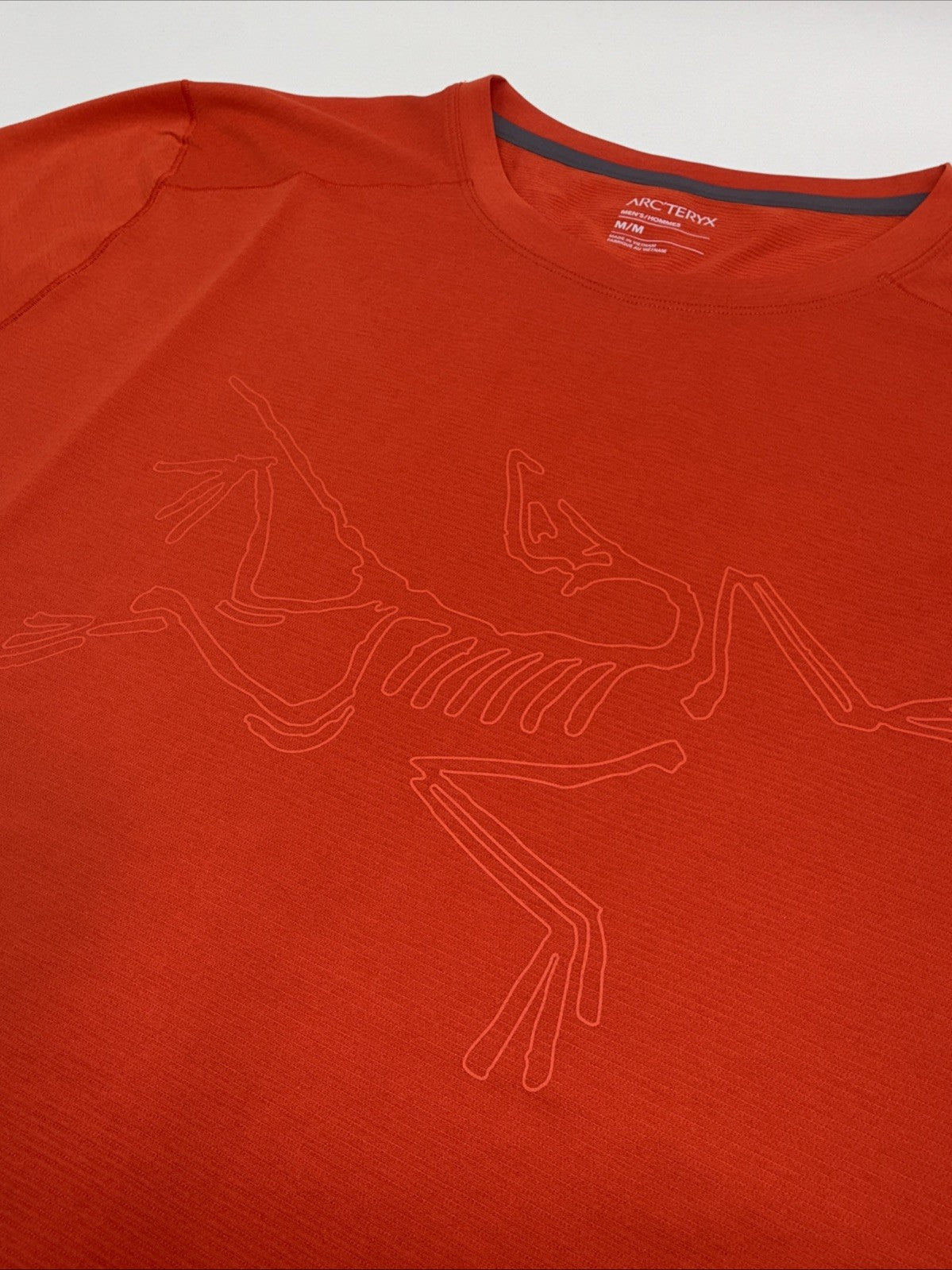 $70 Arc'teryx Men’s Cormac Logo Shirt S/S Tee T-shirt -Dynasty Heather- Medium