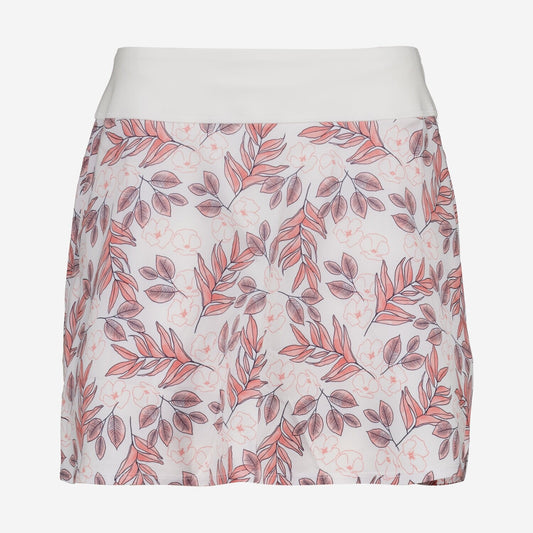 $80 Puma Women's PWRSHAPE Floral Golf Skort - White/Carnation Pink -Medium-New