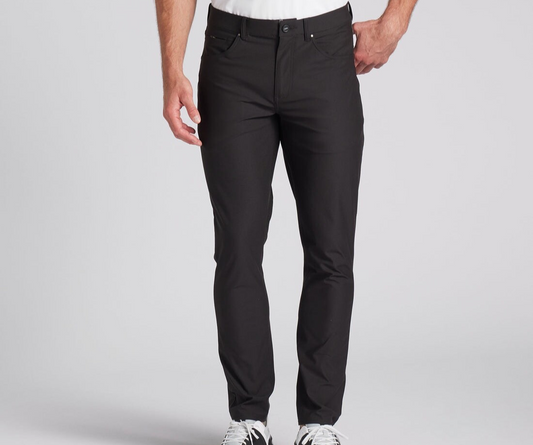 $100 Puma Men's 5 Pocket Golf Pants - Black - Size 34W x 30L - New With Tags