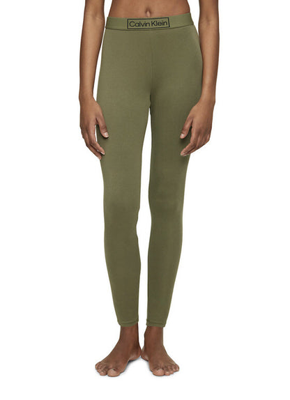 Calvin Klein Reimagined Heritage Lounge Leggings QS6834-Napa Green - Large- New