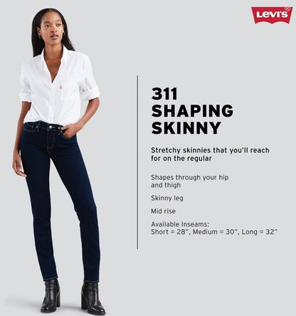 Levi's Women’s 311 Shaping Skinny Jeans-Slate Oahu Morning-Size 10 Short(30x28)