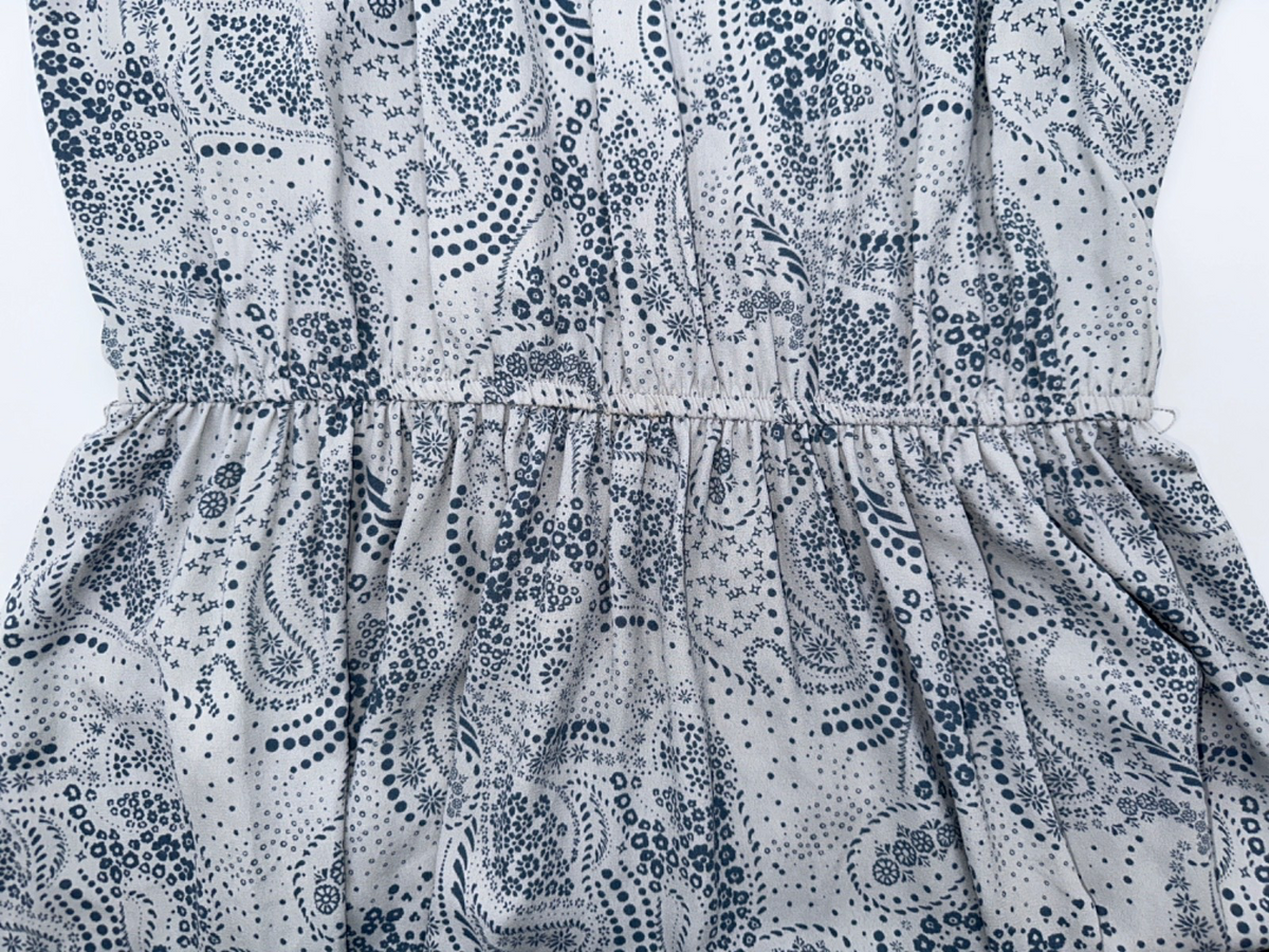 $60 Lauren Conrad Women's Pleat Neck Dress - Paisley - Large - New With Tag