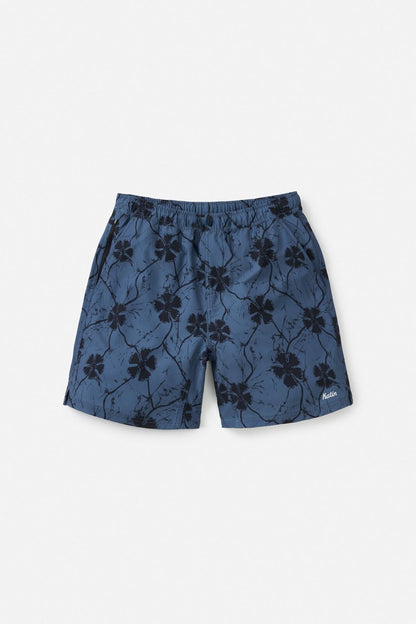 $70 KATIN Men’s Fusion Un-Netted Shorts- Washed Blue Pumise Print - Medium - New
