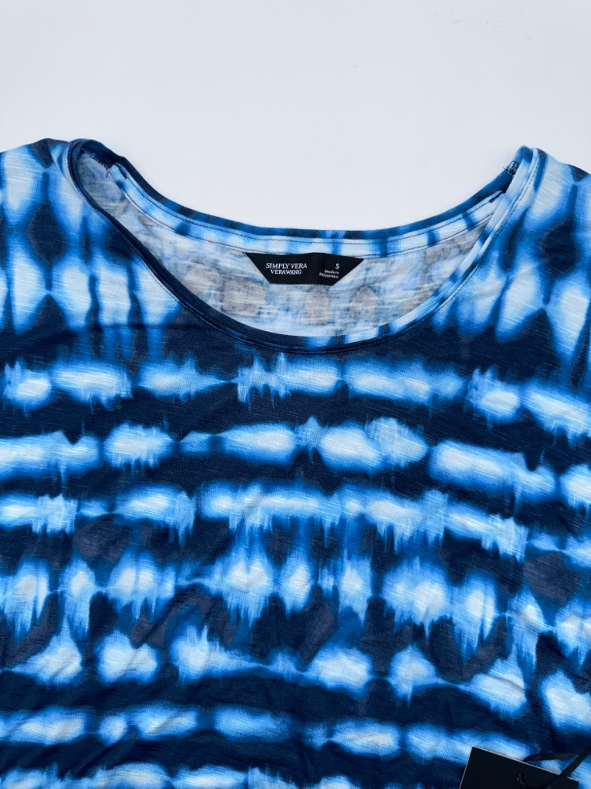 Simply Vera by Vera Wang Women’s Dye Top -Navy Blue - Small - New With Tags