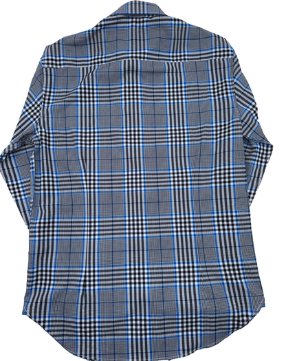 $80 Society Of Threads Men's Button Down 4 Way Stretch Shirt - Blue - Small-New