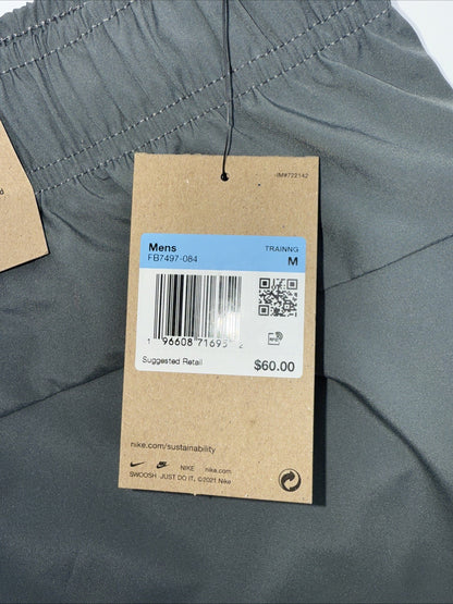 $60 Nike Form Tapered Versatile Pants Lightweight Jogger FB7497-Grey-Medium -New