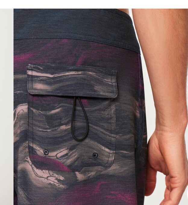 $65 Oakley Men’s Marble Swirl 19 inches Board Swim Shorts- Purple-Size: 30”-New