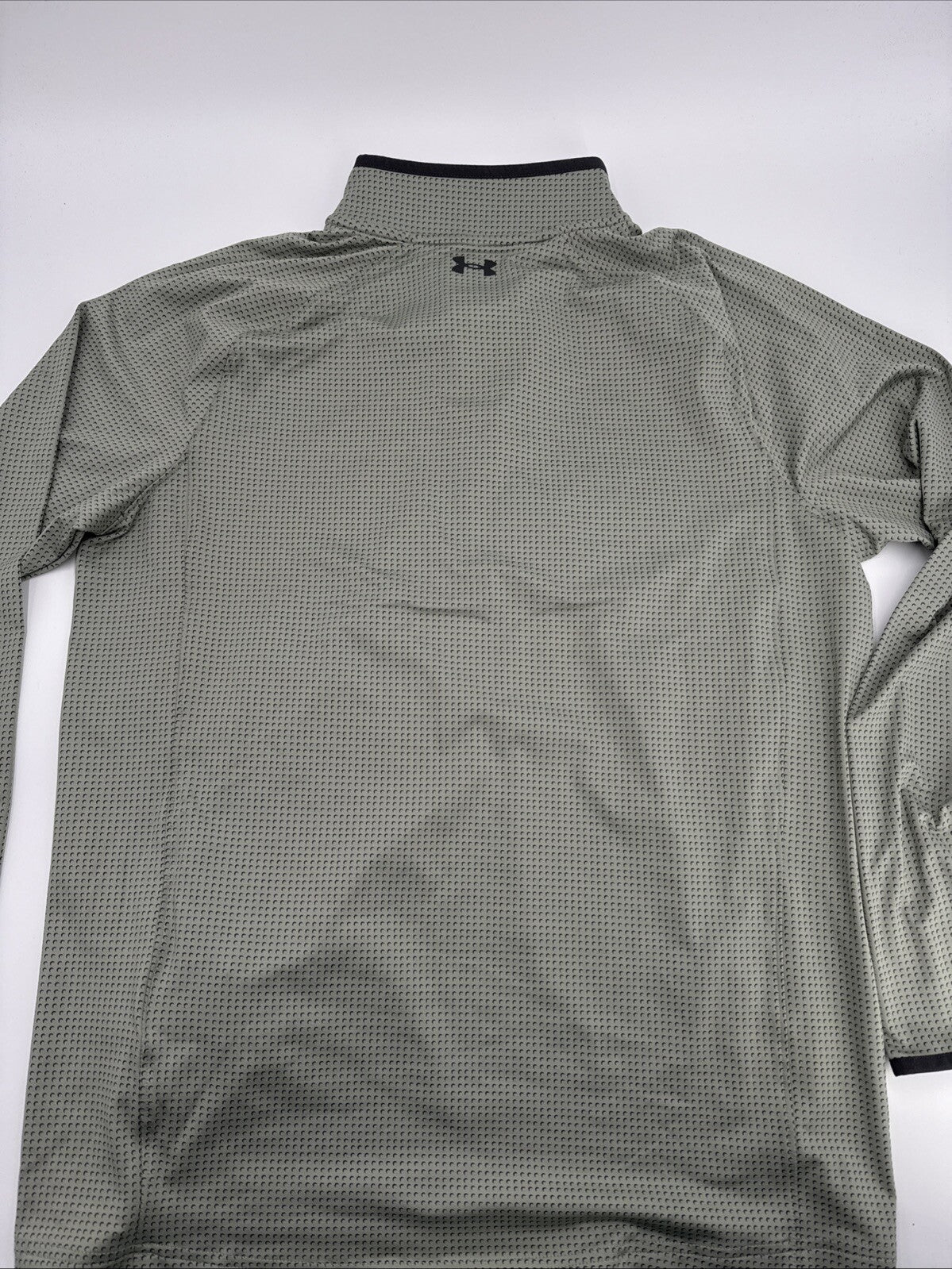 $75 Under Armour Men’s T2 Half Moons Print 1/4 Zip Golf Top - Green- Medium -New