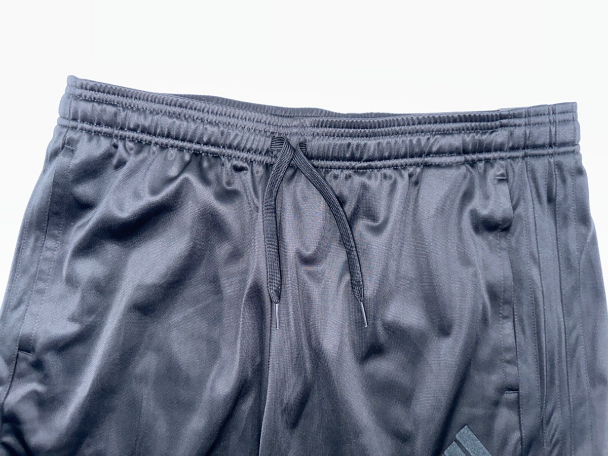 $45 Adidas Men's 3 Stripes Tricot Regular Tapered Track Pant - Black -Large-New