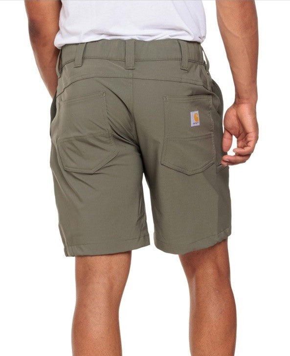Carhartt Men's Force Sun Defender Relaxed Fit  Shorts-Dusty Olive- Large-New