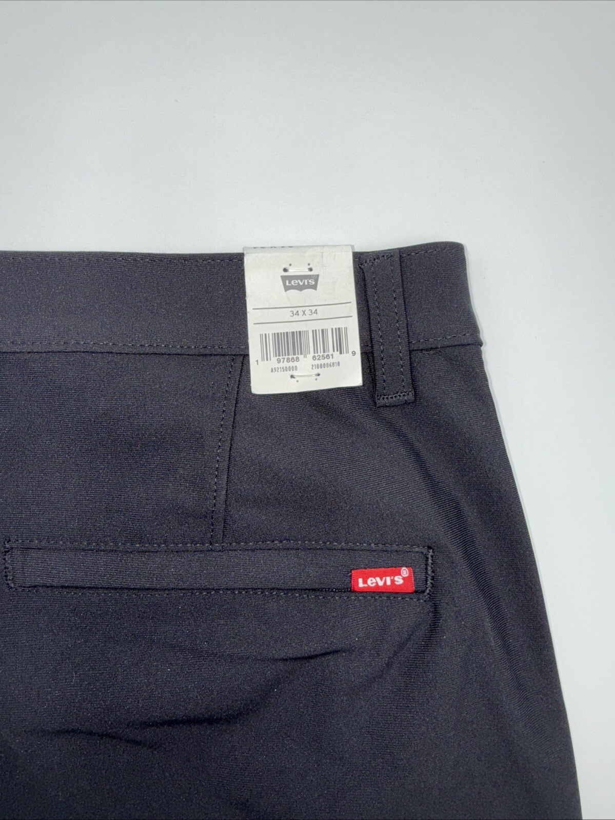 $69 Levi’s Men’s XX Chino Standard Tech Pants- Black -34Wx34L - New With Tags