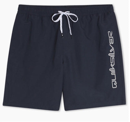 QUICKSILVER Men’s Behind the Waves 6.5" Volley Swim Shorts - Navy Blazer-XSmall