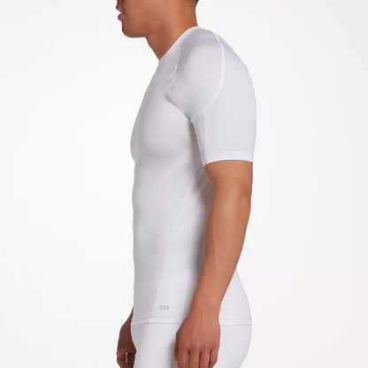 DSG Men’s Compression Crew T Shirt - Pure White - Small - New With Tags