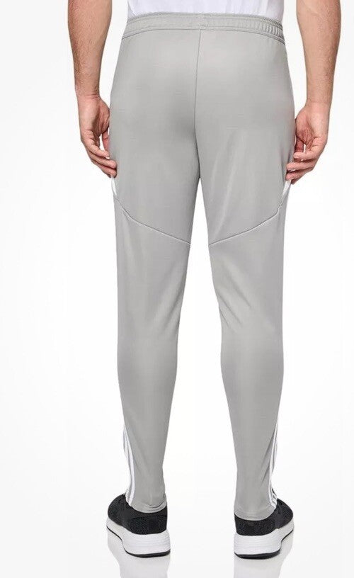 $50 Adidas Men's Tiro 24 Slim Training Pants- Grey On White-Large Tall (32L) New