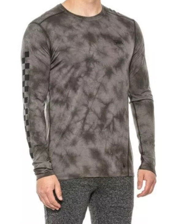 $90 Smartwool Vans Men's All-Season Merino Wool Base L/S Shirt-Black-Small -New