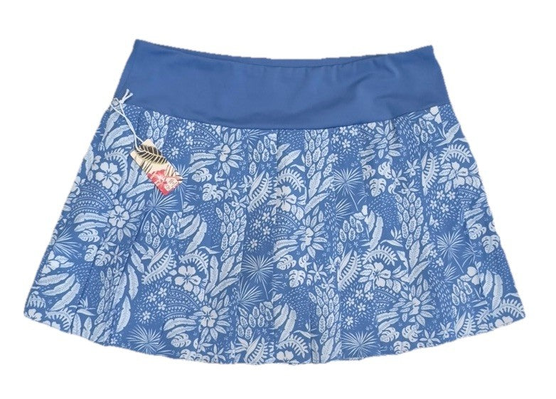 $118 Tommy Bahama Women’s- Everyday Active Golf Skort -Blue/White Floral-Small