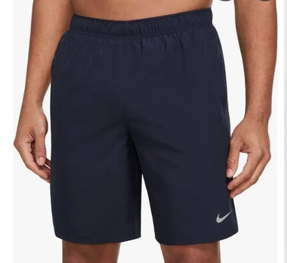 $40 Nike Men’s Dri Fit Challenger Running 9” Lined Shorts DV9361- Navy- Medium