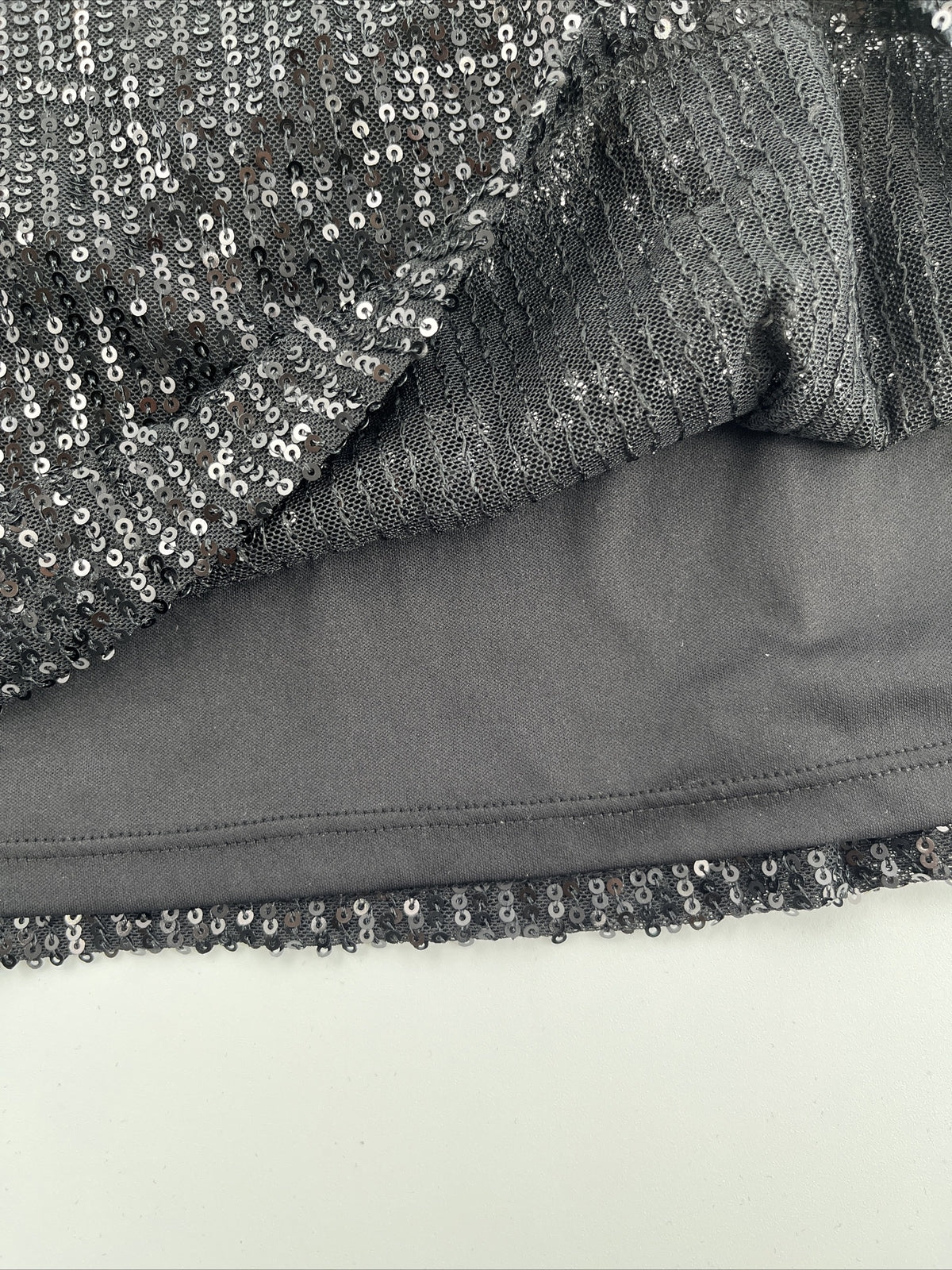 LC Lauren Conrad Women’s Scoopneck Sleeveless - Black Sequin-XSmall-New Tag  $48