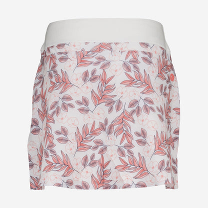 $80 Puma Women's PWRSHAPE Floral Golf Skort - White/Carnation Pink -Medium-New
